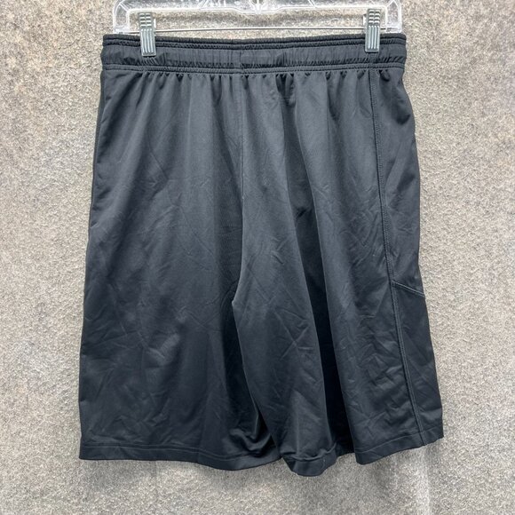 Under Armour Shorts Mens Medium Black Athletic Fit Loose Fit Heatgear Training - Picture 4 of 11